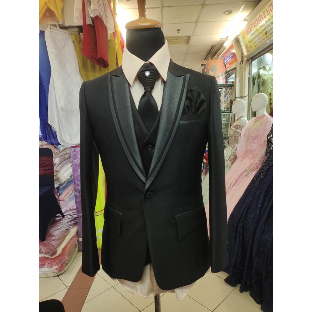 Jas pengantin hitam/jas kantoran