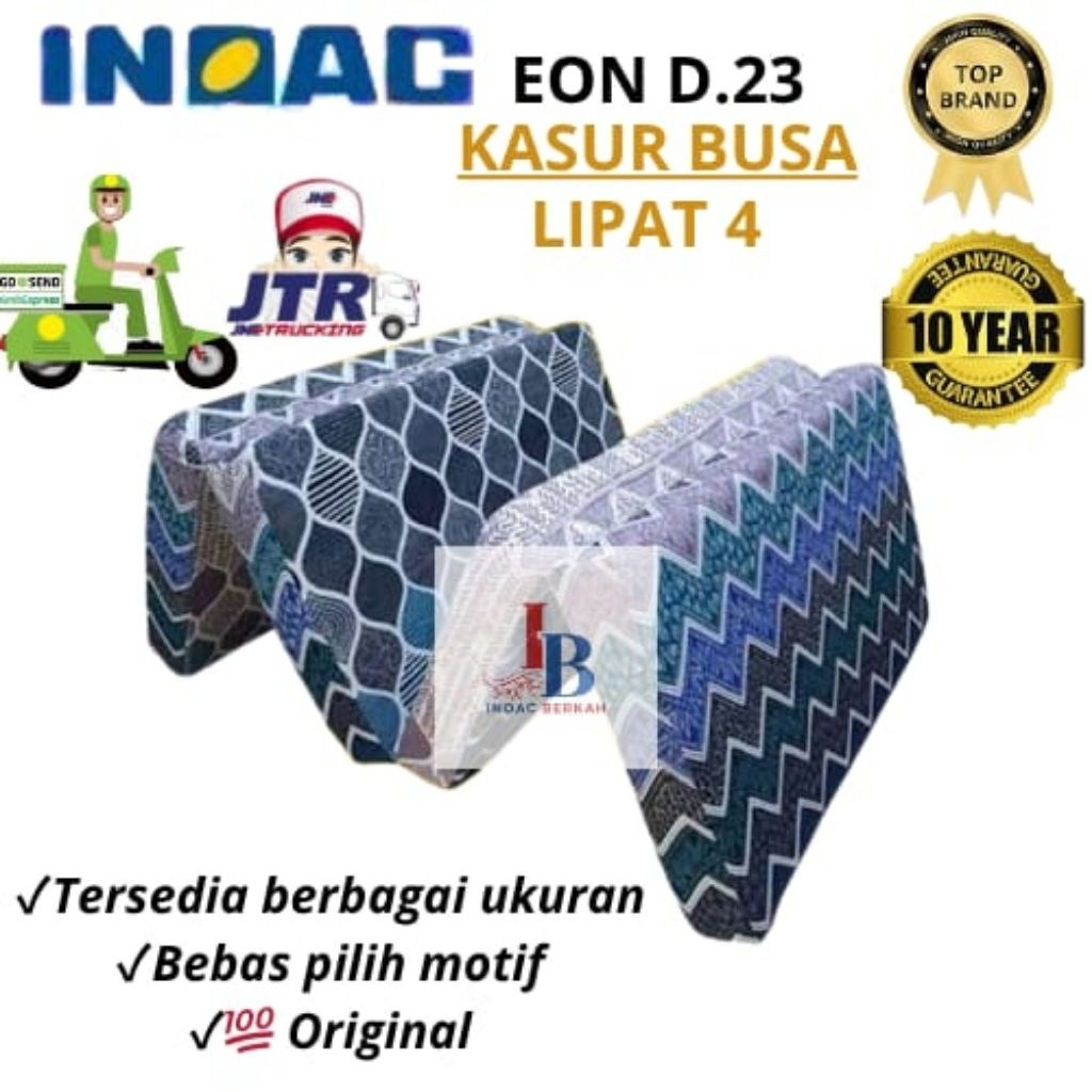 Kasur Lipat 4 Inoac EON D23 Tebal 5, 10, 15, 20 Cm l Kasur Busa Lipat 4 Original l Kasur Lipat