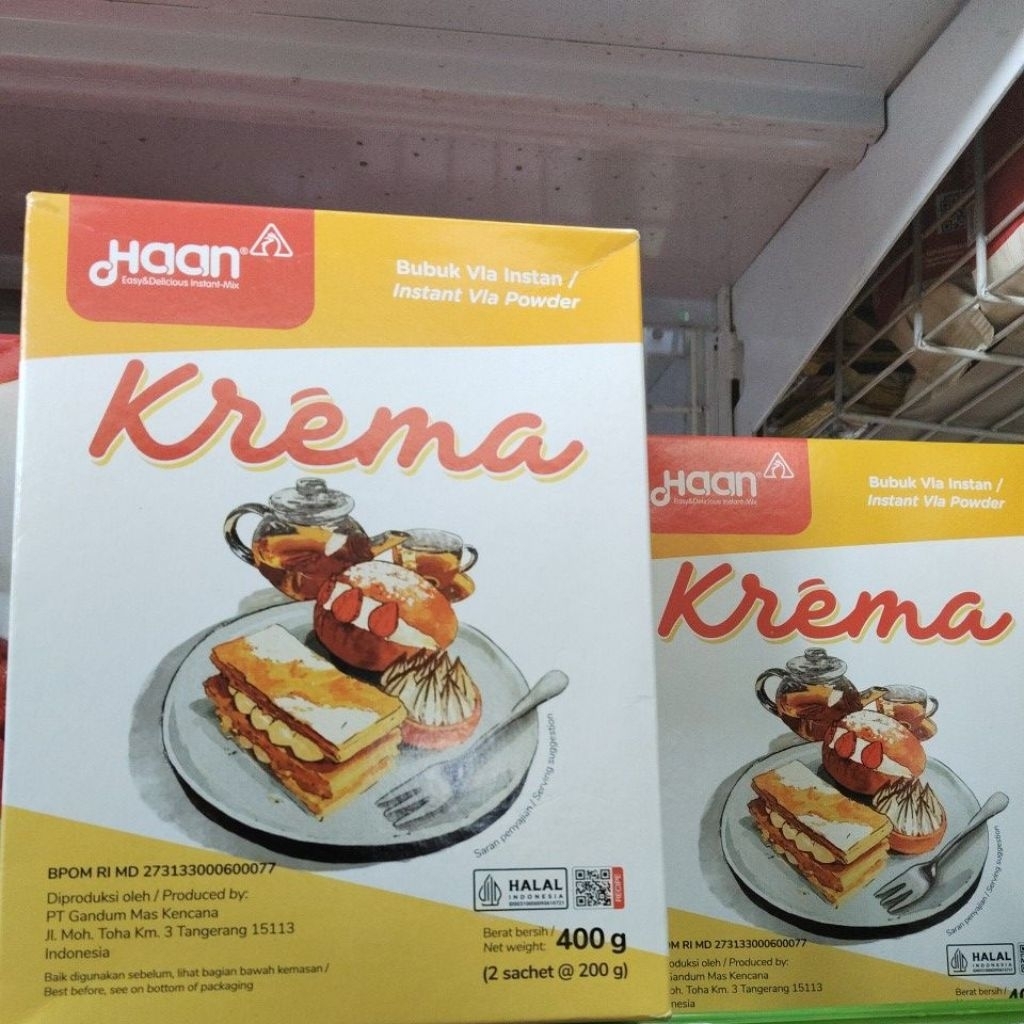 

HAAN Bubuk vla instan krema 400gr