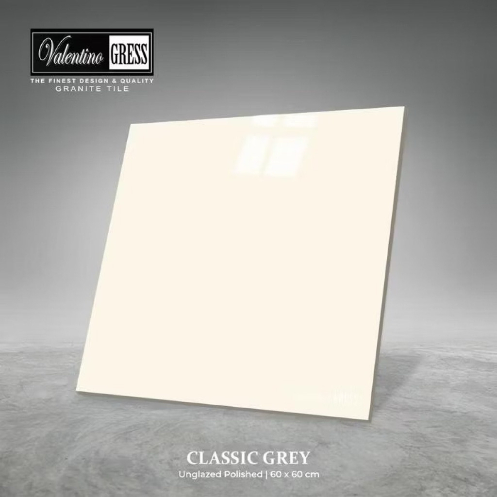 Granit Valentino Gress 60x60 Classic Grey | Unglazed Polished
