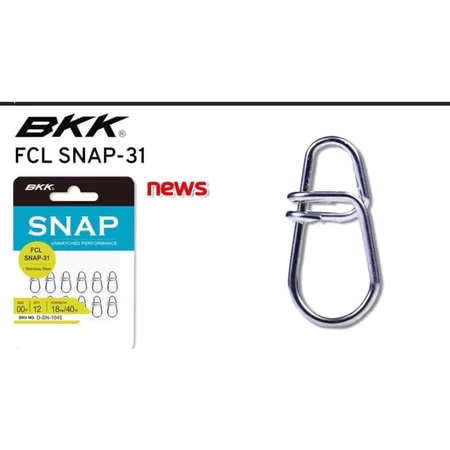 BKK FCL SNAP-31 | Snap Pancing Premium Super Kuat & Anti Karat | Lure Connector Praktis Size 00, 0, 