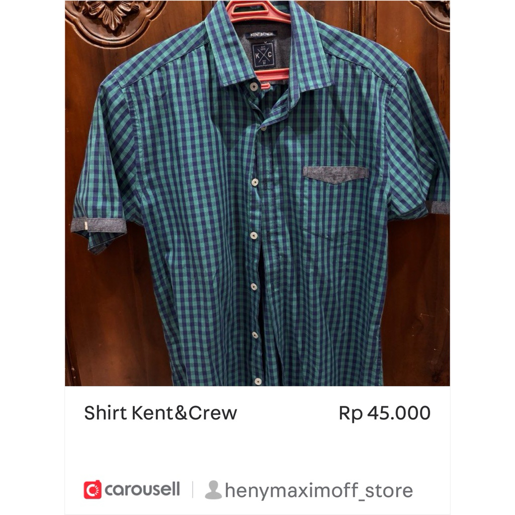 Kemeja Garis Garis Pria