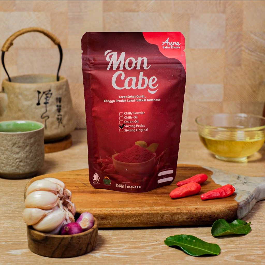 

Moncabe – Sambal Cabe Kering Pedas Gurih Praktis | Topping Makanan & Camilan