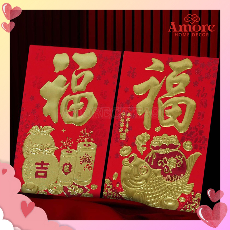 

ANGPAO IMLEK ULAR ISI 6 / AMPLOP ANGPAU UMUM CHINA 2025 / ANGAPO CHINESE NEW YEAR KIONG HI / TEMPAT UANG / SINCIA / GONG XI FA CAI