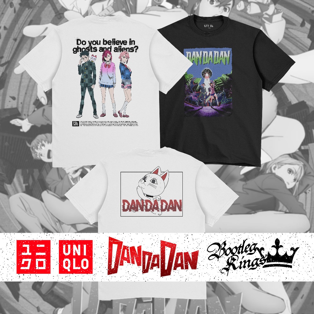 [HOT] UNIQLO X DANDADAN UT GRAPHIC T-SHIRT | MATERIAL 24s COTTON COMBED ASLI | SABLON PREMIUM AWET |