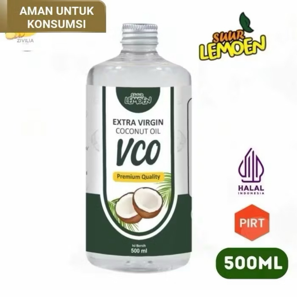 

Minyak Kelapa Murni VCO 500ml - Extra Virgin Coconut Oil 500ml - Suur Lemoen ID