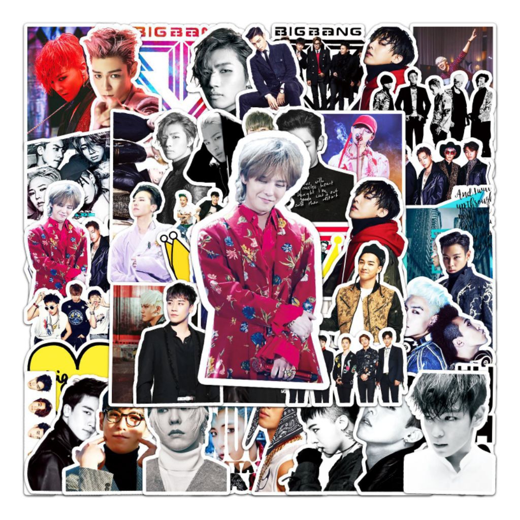

[50 Pcs] DECO STICKER | STICKER DIY | JURNAL AESTHETIC [DS-240] BIGBANG Idol Korea Sticker Koper, HP Laptop Tumbler Komputer