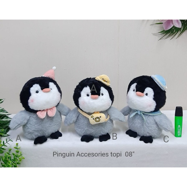 Boneka Pinguin Cute/Boneka Pinguin Topi