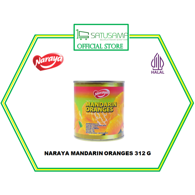 

NARAYA MANDARIN ORANGES 312 G - BUAH KALENG