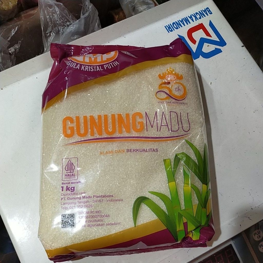 

gula putih gmp [ gula kemasan] gula madu/gula kuning/gula pasir/gula 1 kg