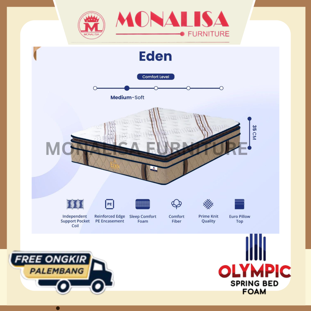 Olympic Springbed EDEN Gold Series /Spring bed Olympic EDEN Series/kasur olympic