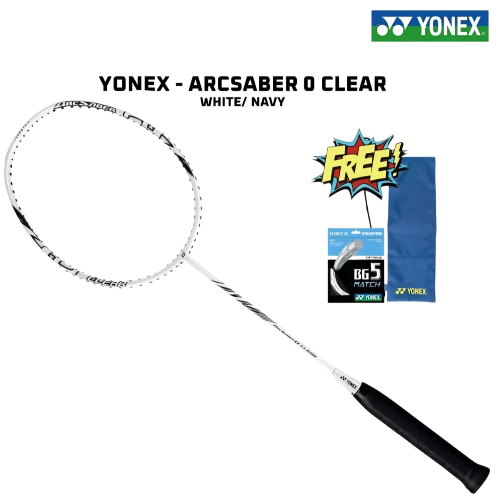 RAKET BADMINTON YONEX ARCSABER 0 CLEAR