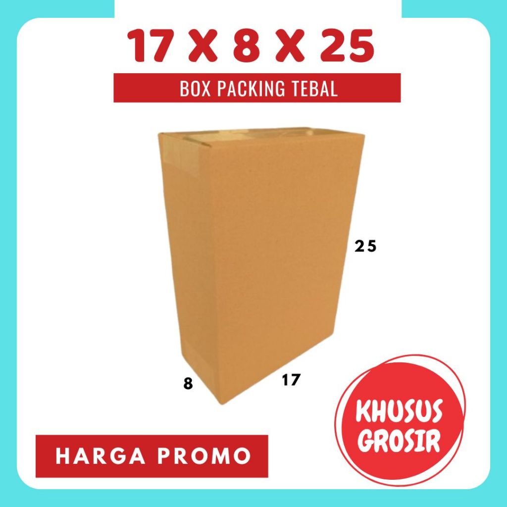

Kardus 17x8x25 Box A1 Packing Karton Dus Kotak Kemasan Botol Tumblr Jamu Obat Madu Diva Box