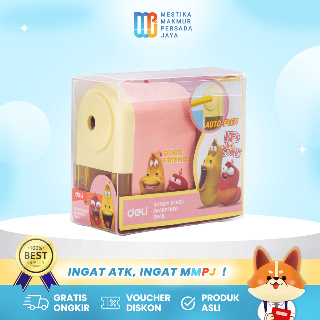 

Deli Rautan Pensil Putar Edisi Larva / Serutan Pensil Lucu Anak Sekolah Auto Feed E0641L