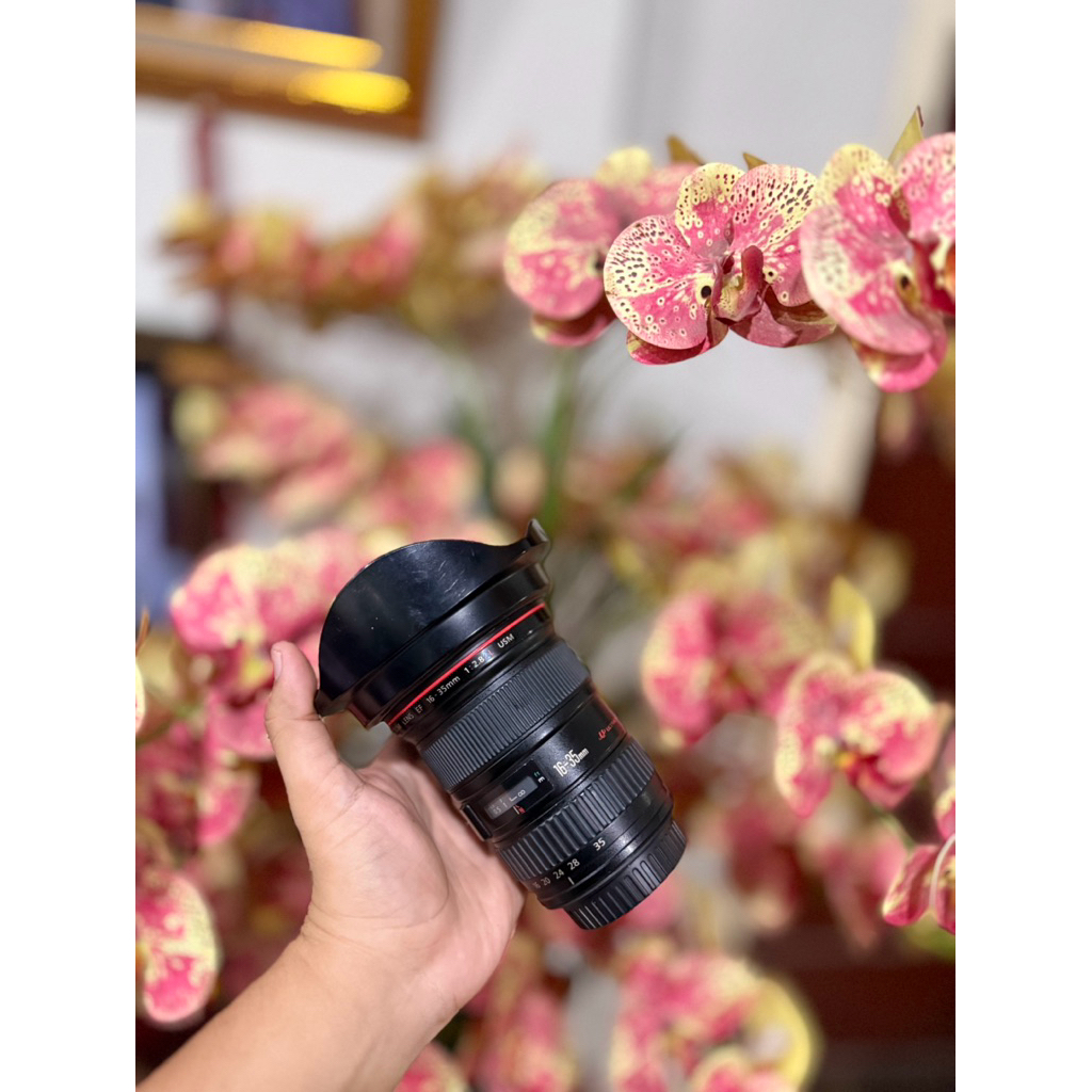 lensa canon 16 35 mm f2,8 L bukan lensa canon 50mm bukan lensa canon 35mm bukan lensa canon 85