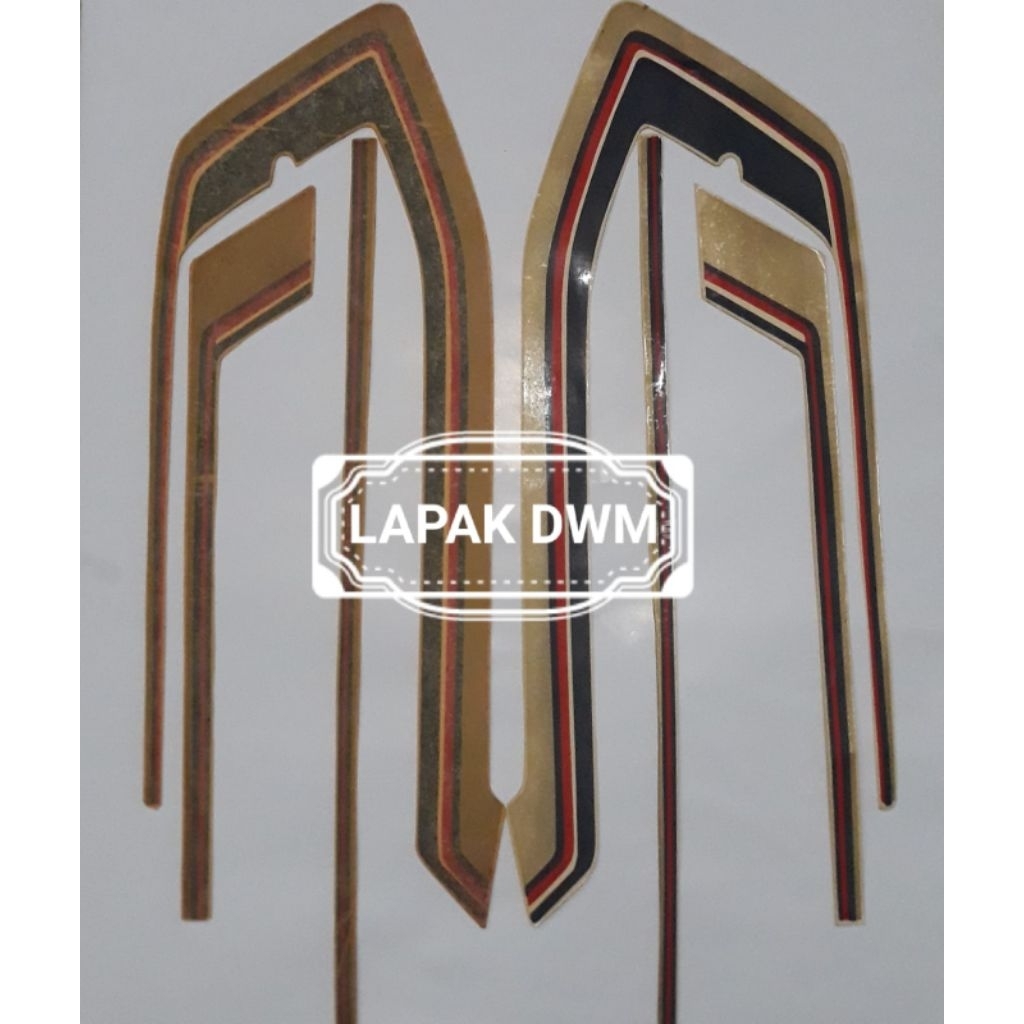 NOS ORIGINAL STRIPING STICKER STIKER LIS GL PRO MAX 1983 83 ORISINIL ASLI