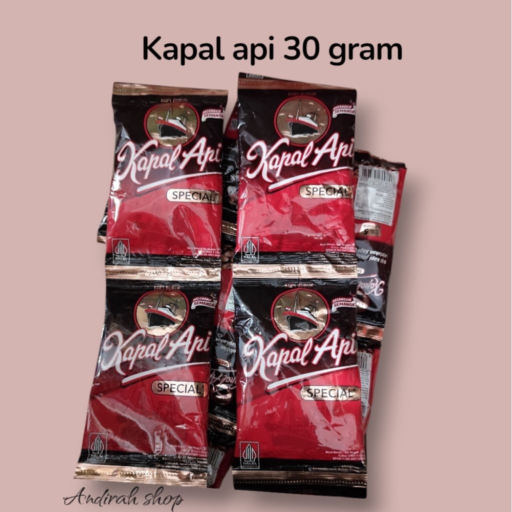 

KOPI KAPAL API SACHET 1gtg isi 10bks x 30gram