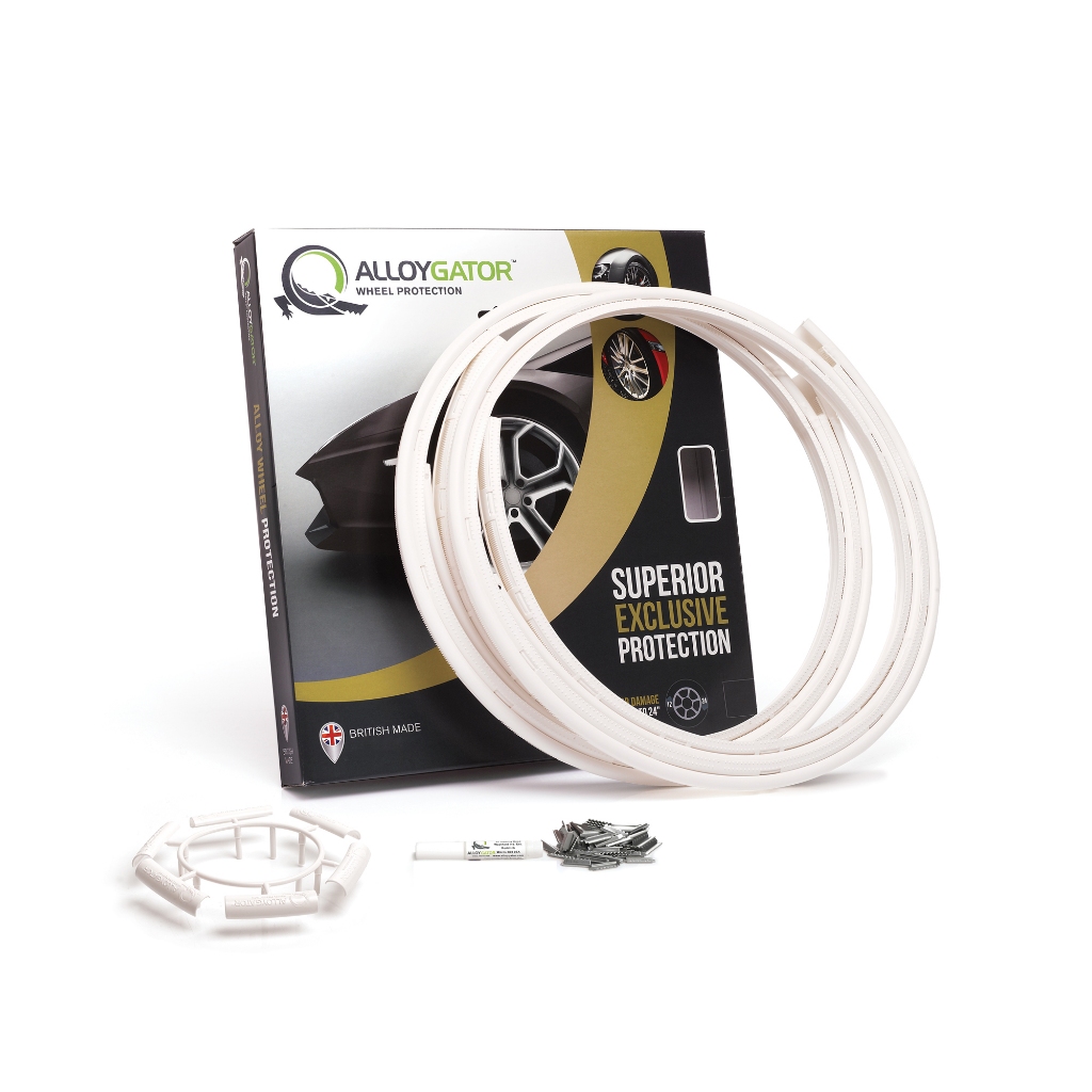 Alloygator Pelindung Velg Mobil Exlusive White Ring 12-24 Inch