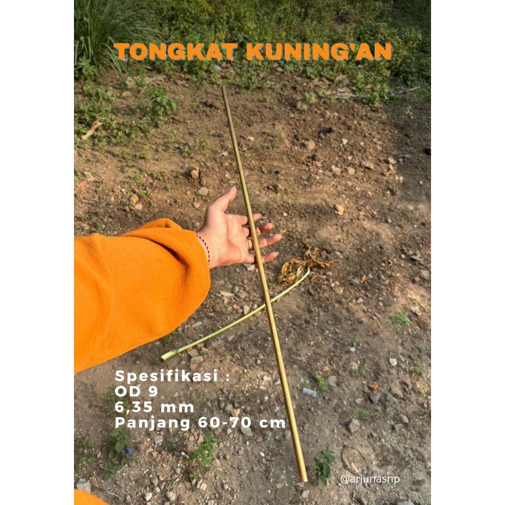 Type Tongkat Kuningan OD 9 6,35