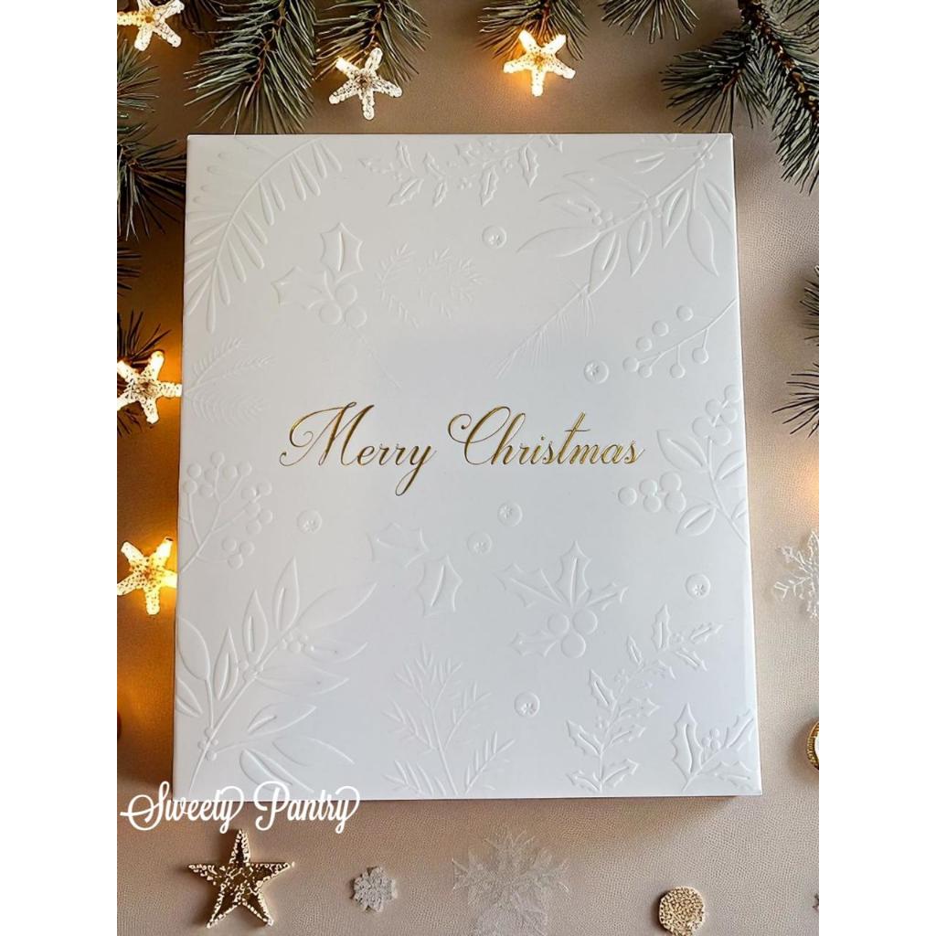 

10PCS - SB NATAL HOLES - Box Kotak packaging Sekat Nastar Kue Kering Christmas