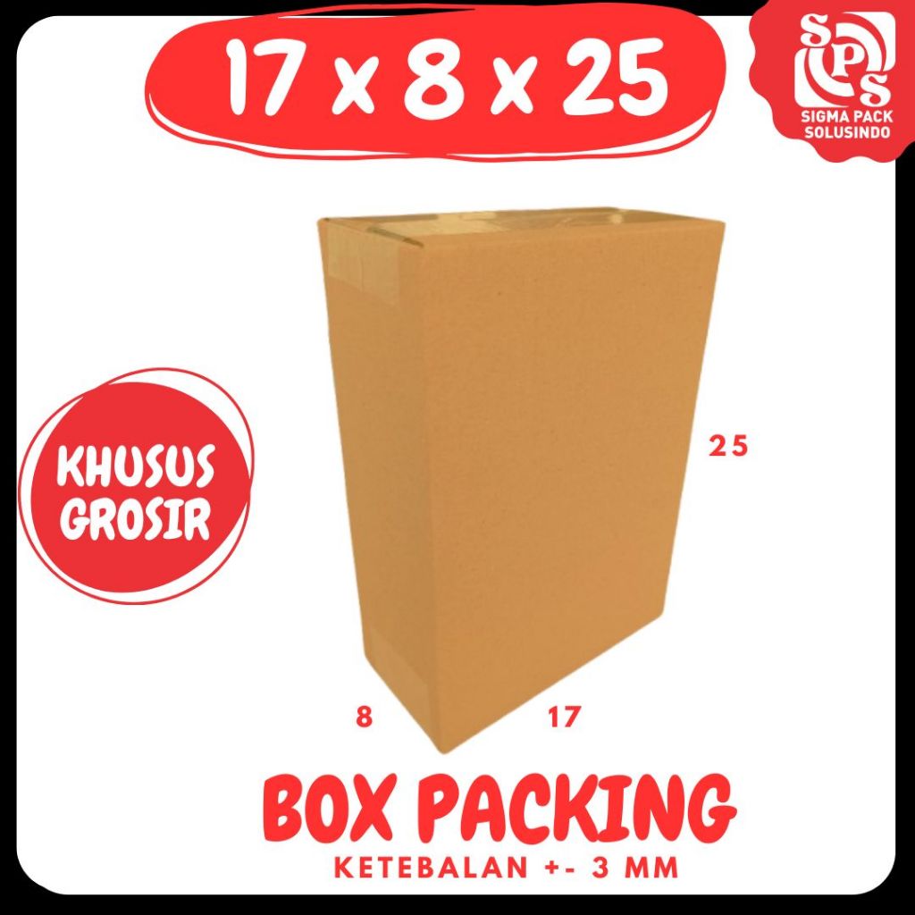 

Box Packing 17x8x25 Kardus A1 Karton Dus Kotak Kemasan Botol Jamu Madu Obat Zigma Box Kemasindo