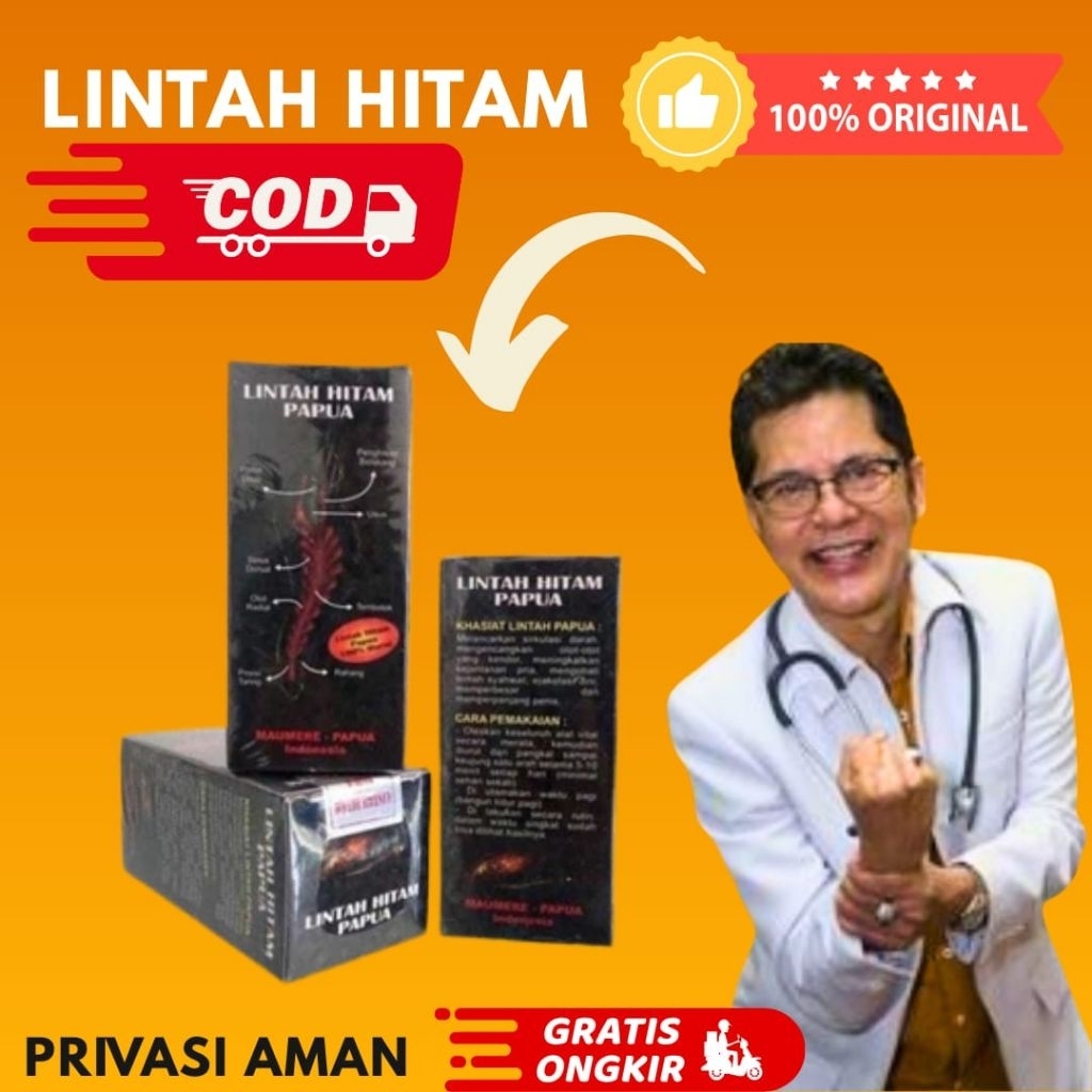 minyak oles pembesar lintah hitam papua asli obat kuat pembesar mr p 100% original