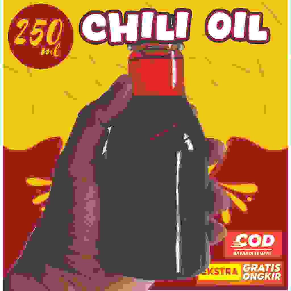 

CHILI OIL 250 ml extra pedas murah praktis siap makan