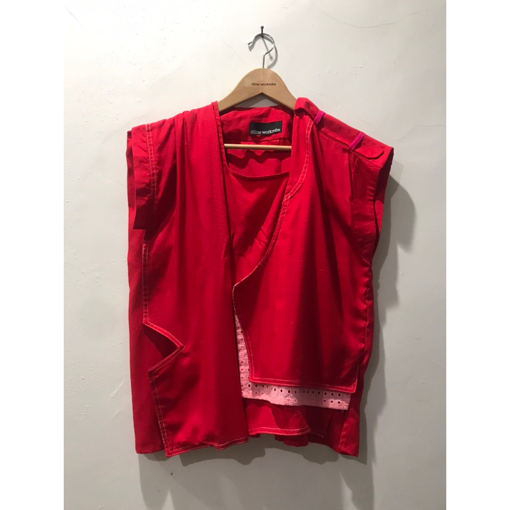 OLINE WORKROBE - MASARU TOP IN RED