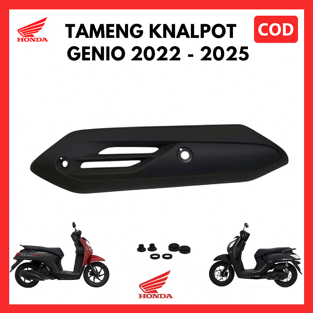 Tutup Knalpot Standar Motor Genio Tameng Knalpot Honda Genio 2022 - 2025
