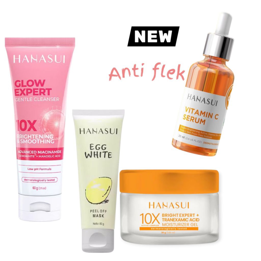 Hanasui Skincare Paketan Perawatan Wajah Flek Hitam Kusam