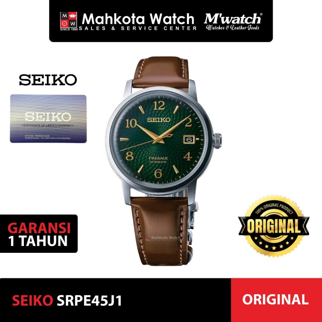 JAM TANGAN PRIA SEIKO SRPE45J1 ORIGINAL