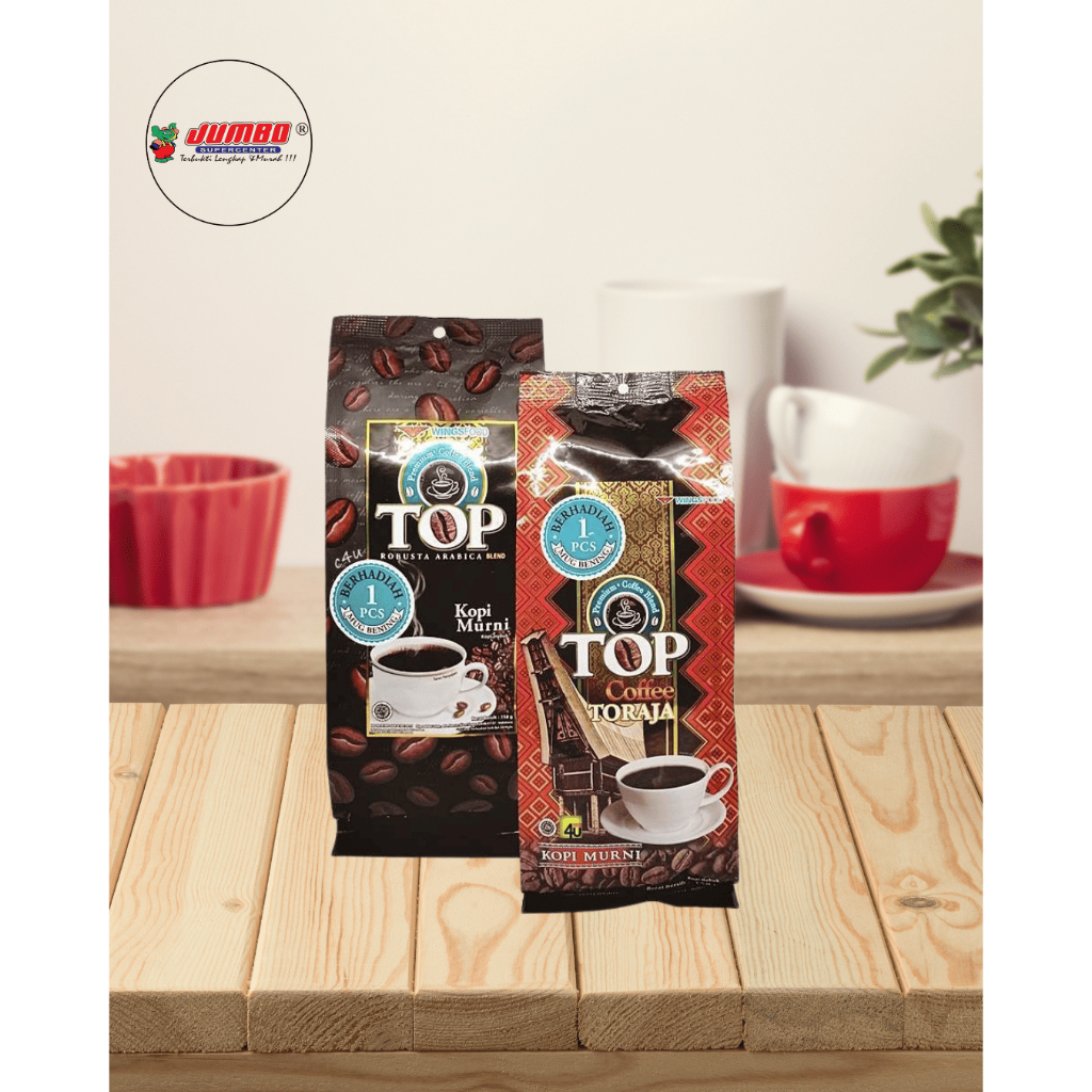 

Top Kopi Murni 165gr/Kopi Kemasan/Kopi Bubuk Kemasan