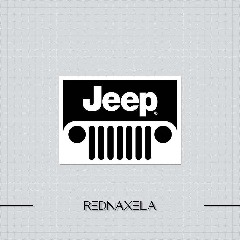 

Stiker Vinyl Jeep Logo Stiker Koper Stiker Laptop Outdoor High Quality Waterproof Sticker