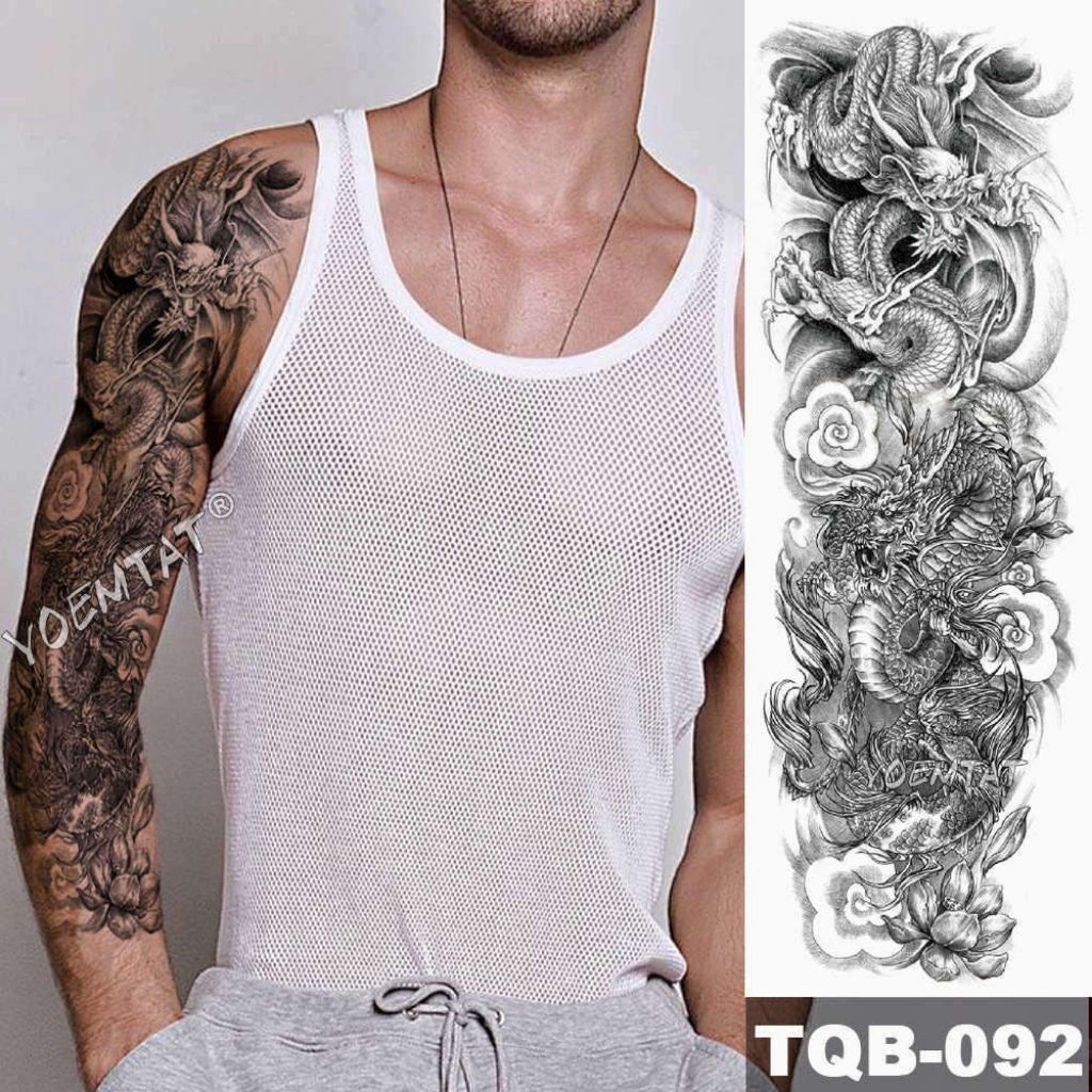 Tatto Temporer Full Tangan TQB 092