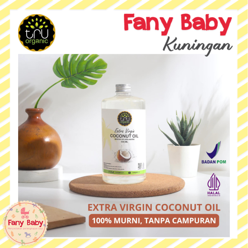 

TRUORGANIC EXTRA VIRGIN COCONUT OIL 500ML