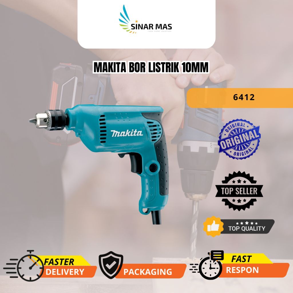 MAKITA 6412 BOR LISTRIK 10MM
