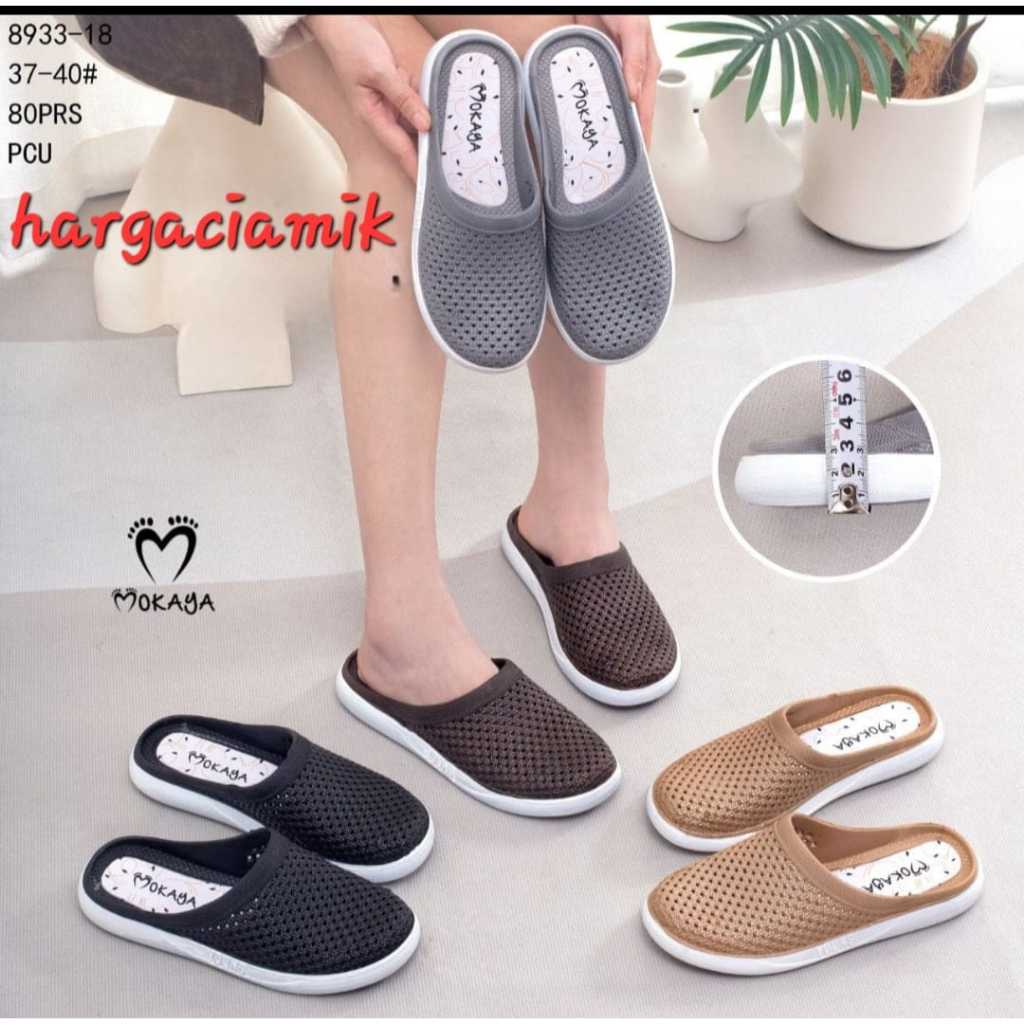 SANDAL SELOP WANITA BAKPAO MOKAYA 8933 SIZE 37-40
