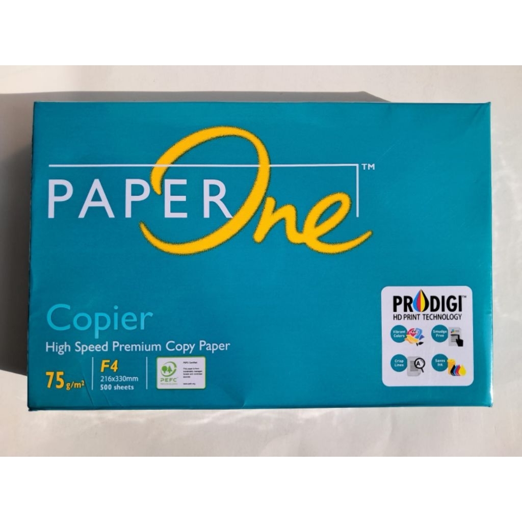 

kertas hvs 1 rim paper one F4 75 gsm