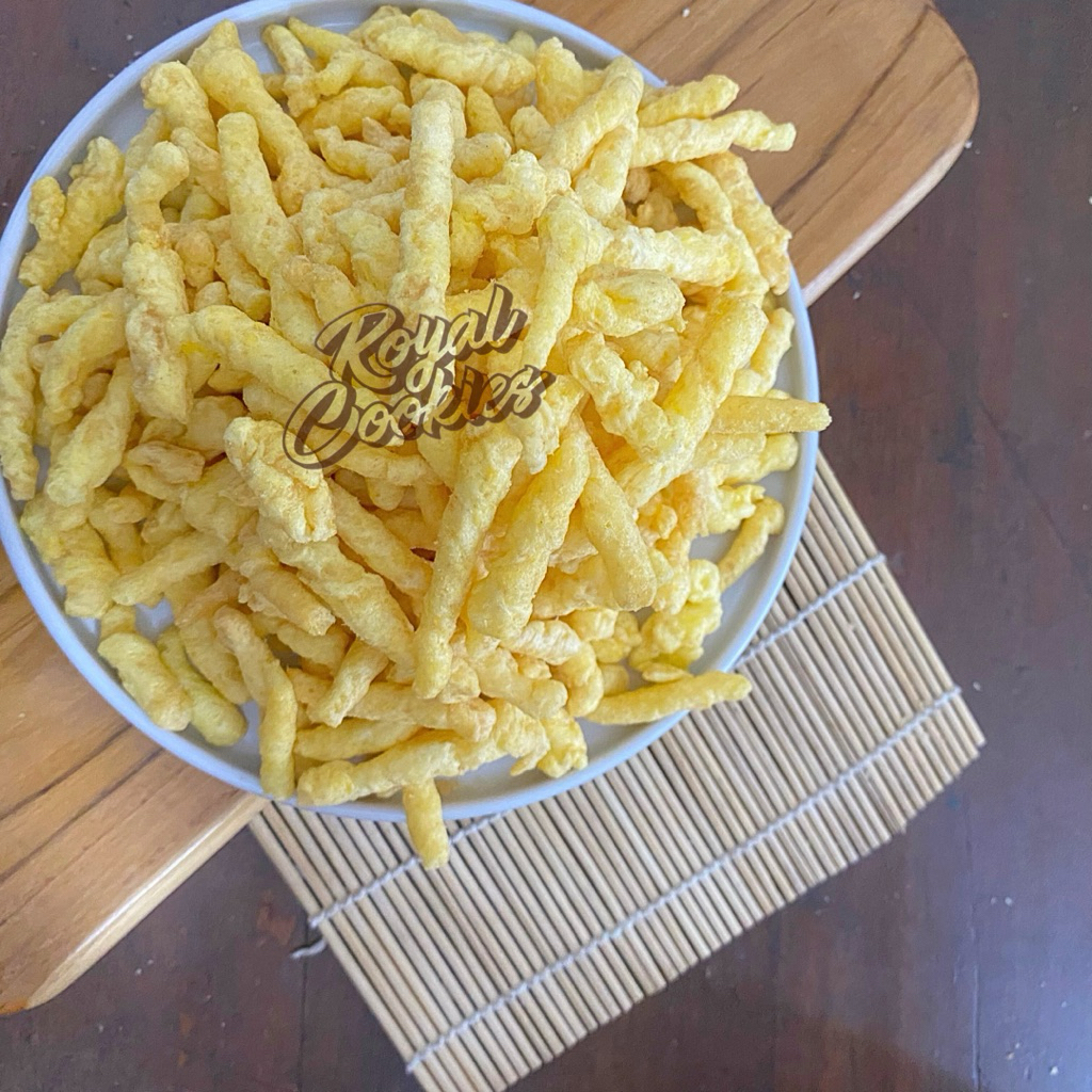 

TWISTCORN KOMO jajan jadul komo twistcorn cheetos rasa jagung bakar snack camilan kiloan 285 gram