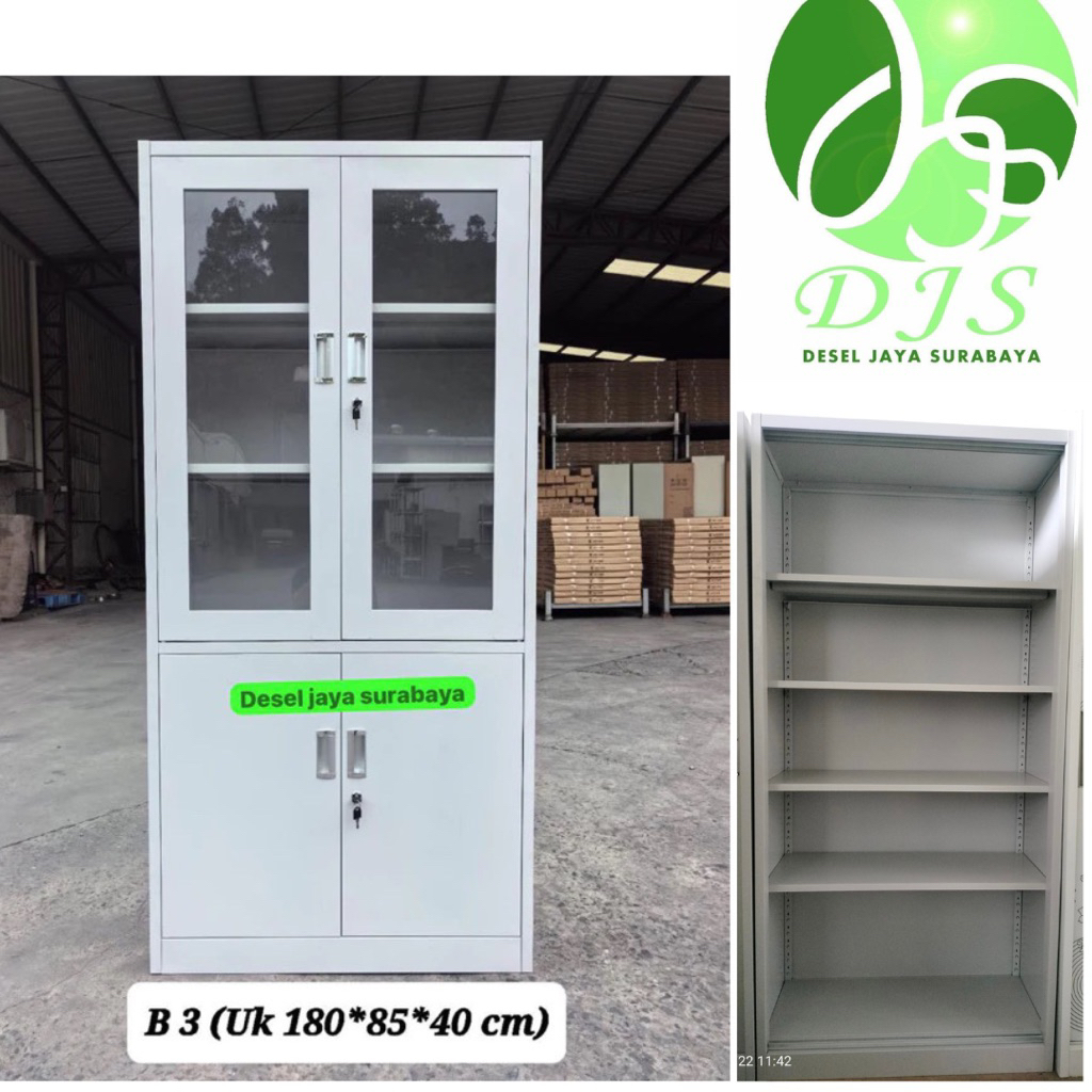 Lemari arsip Besi B3 - Lemari Kantor Besi - Lemari Arsip Besi - Lemari File besi - Lemari Arsip - Le
