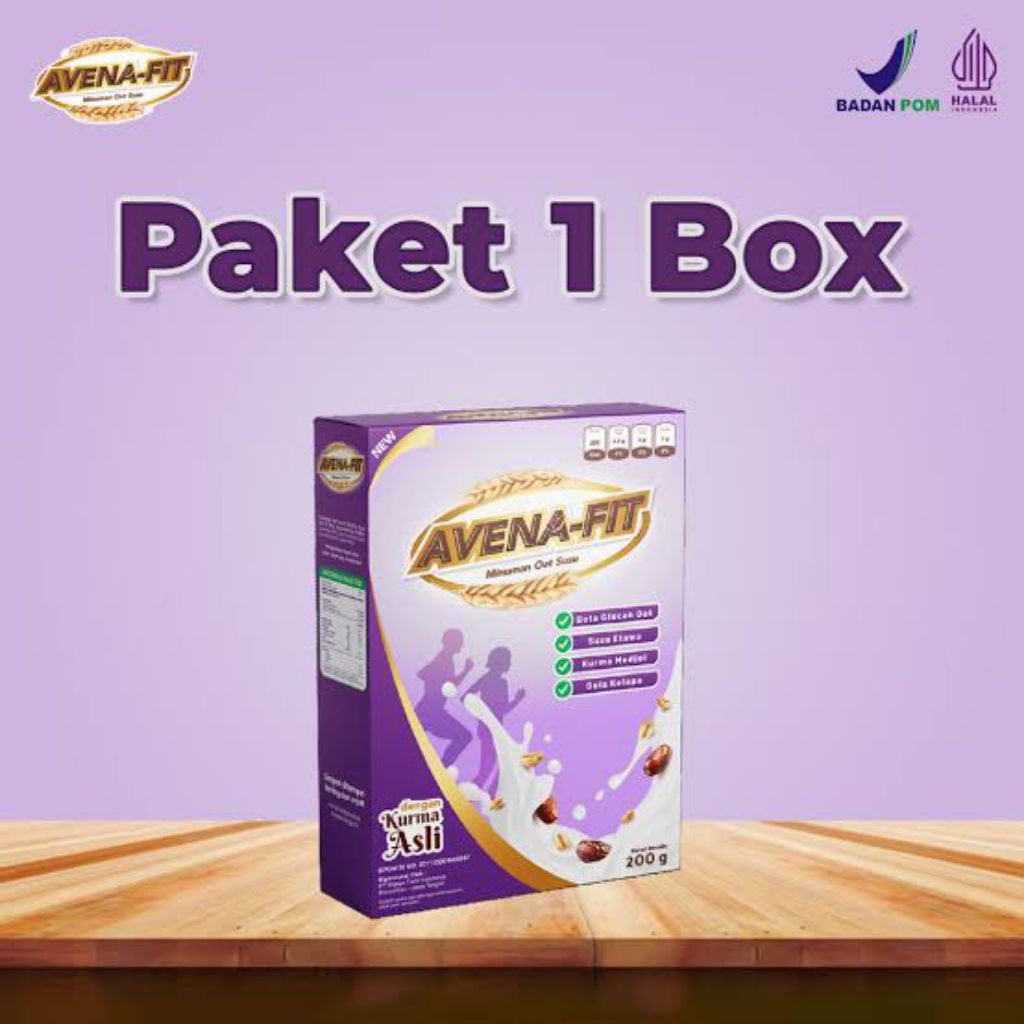 

AVENA FIT sereal oat Susu Kambing Oatmeal Avenafit Herbal Asli original