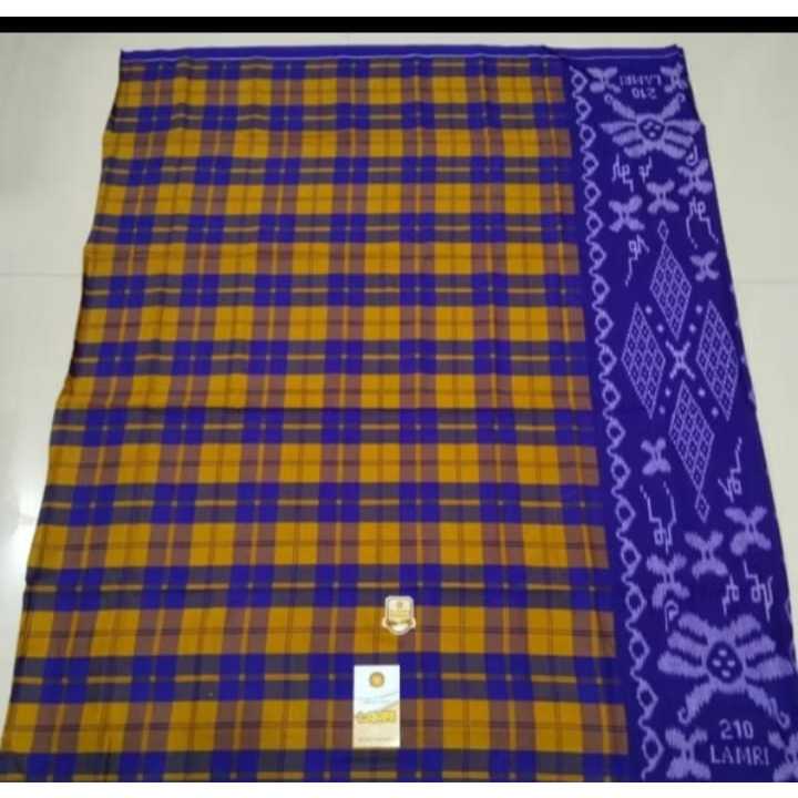 Sarung cowok Motif Kotak-Kotak Jadul Rayon