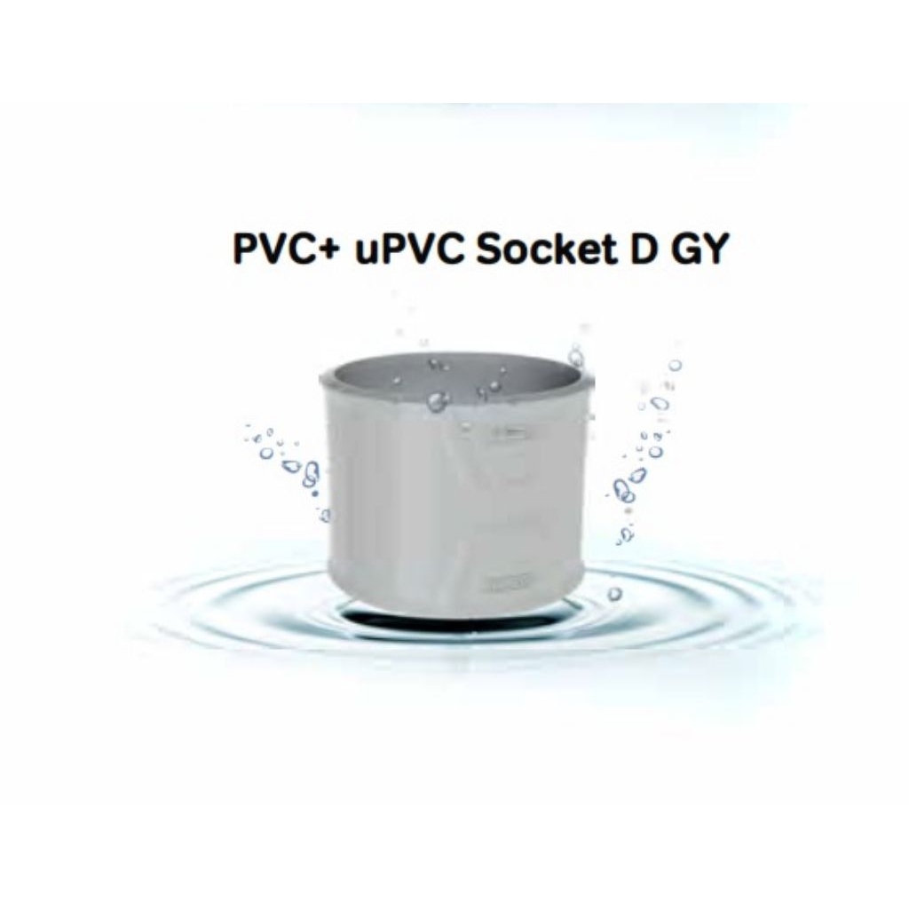 SOCK / SOCKET / SAMBUNGAN PIPA WAVIN D 4 INCH