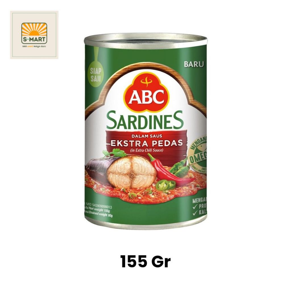

ABC SARDEN EXTRA PEDAS 155 GR