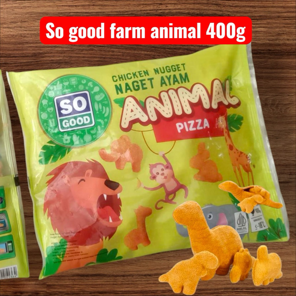 

So good naget farm animal / naget bentuk binatang 400gr