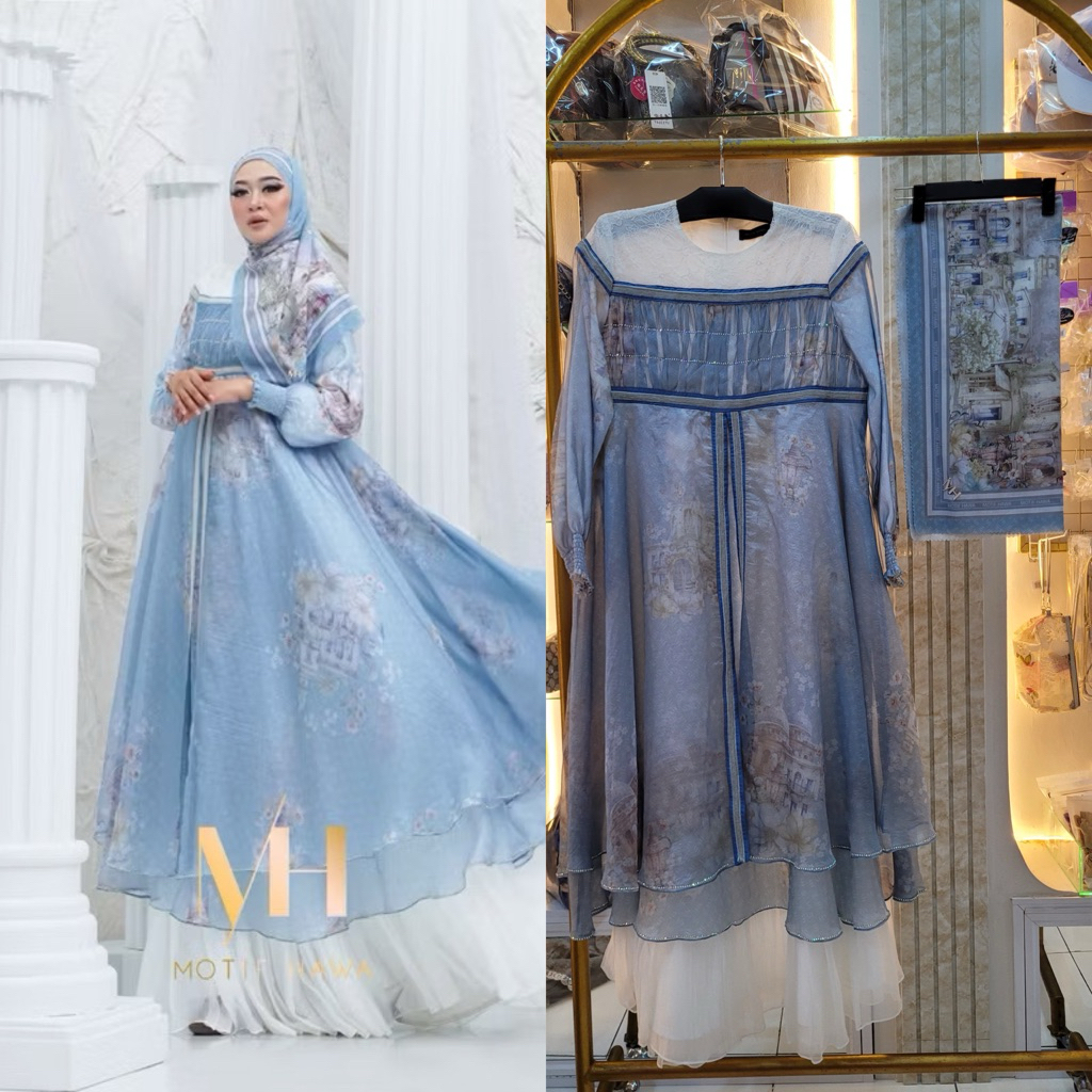 [MOTIF HAWA] GAMIS SYARI PREMIUM “LUCIANA SERIES” BY MOTIF HAWA