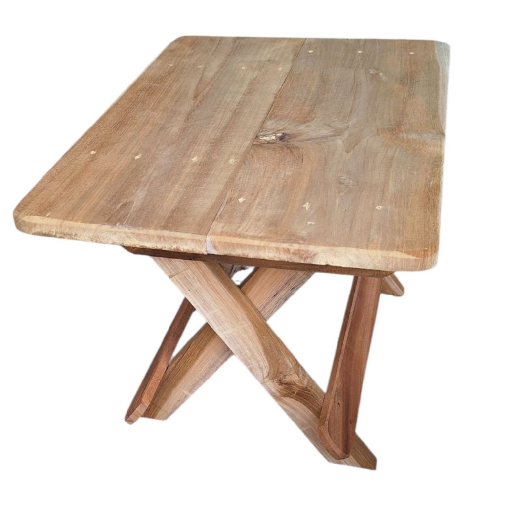 MEJA LIPAT NGAJI/belajar/kayu jati/natural/alami