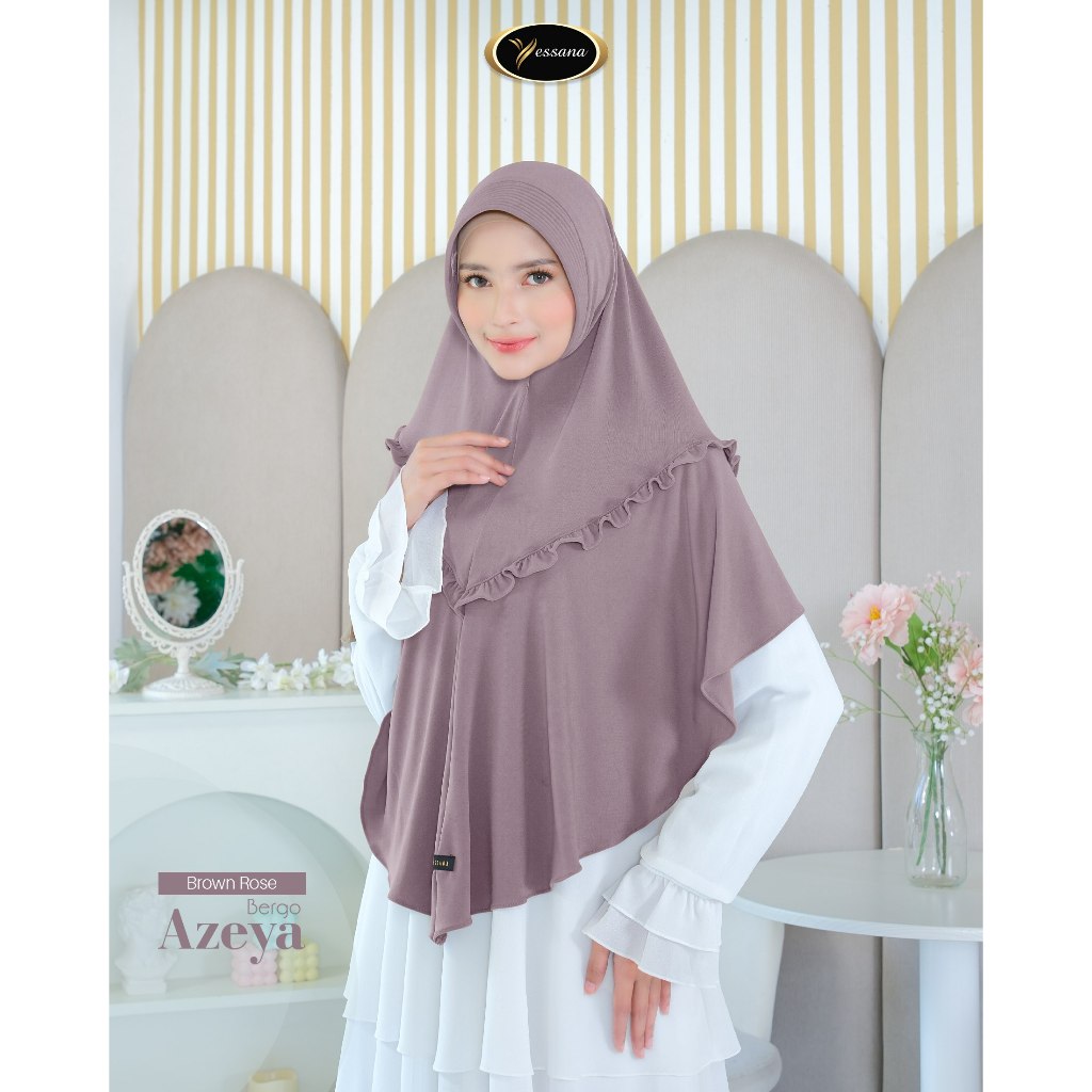 Bergo Jumbo Daily Hijab Jersey Azeya Bergo Yessana
