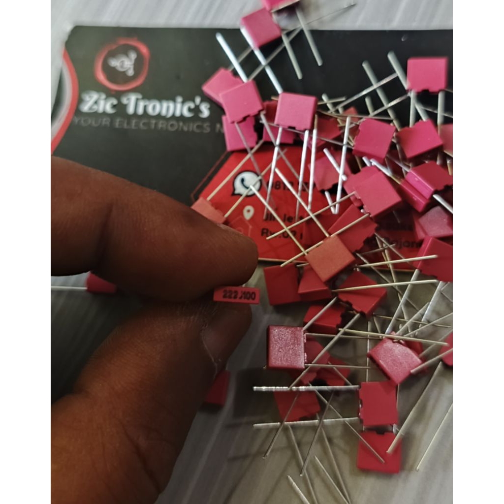 10 PCS KAPASITOR MKM 222 2N2 2.2NF KAPASITOR KUALITAS ISTIMEWA TOLERANSI 1%