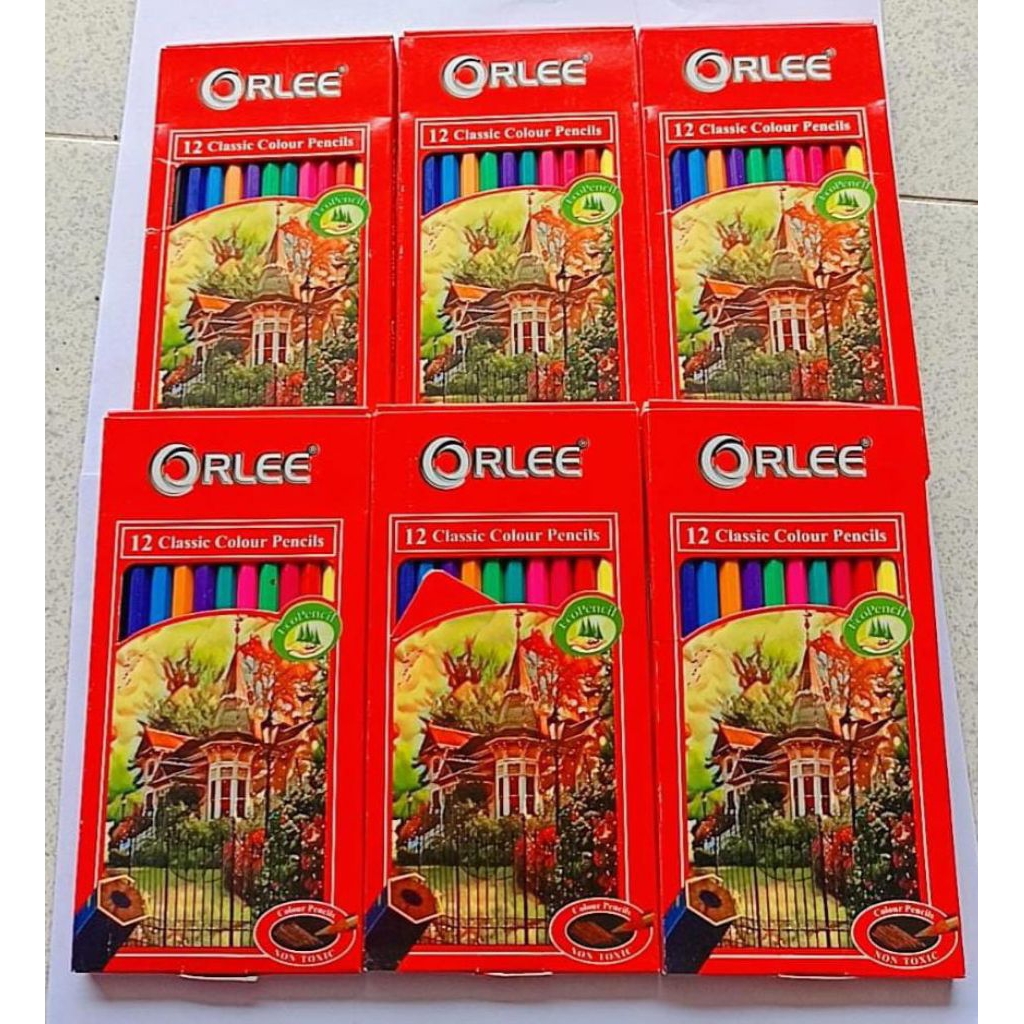 

PENSIL WARNA ORLEE BERKUALITAS, 12 WARNA (6 Pack/72 pcs)